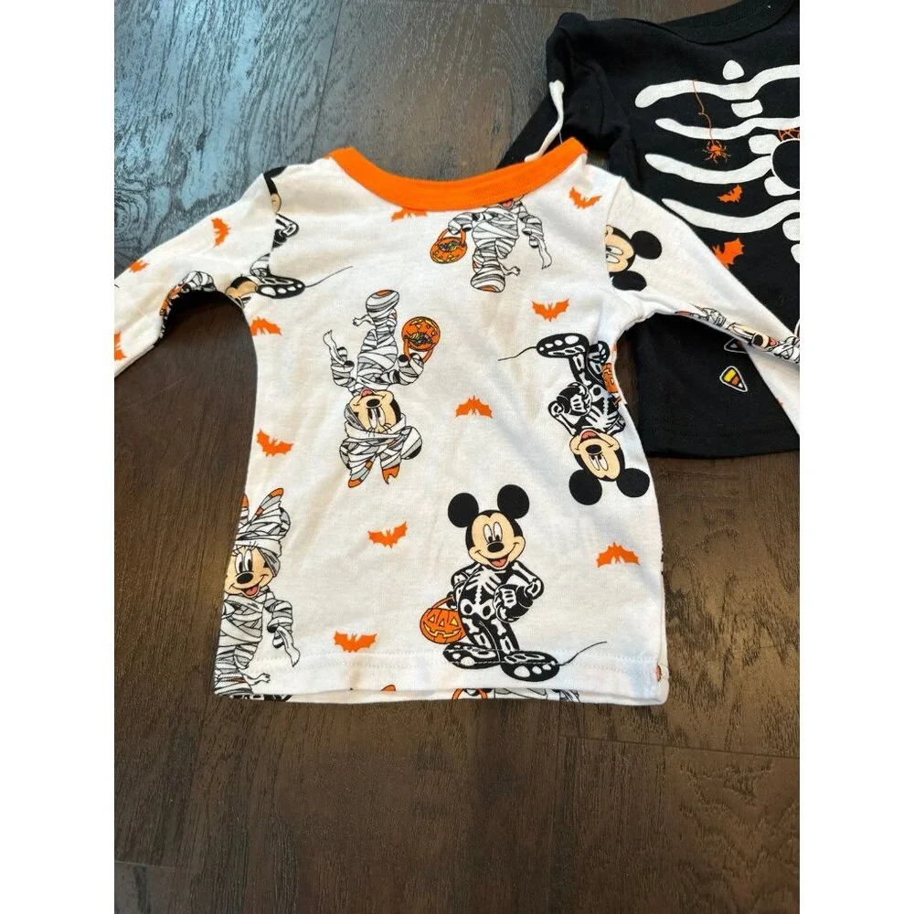 Halloween Disney pj shirt bundle‎ size 18m nwt